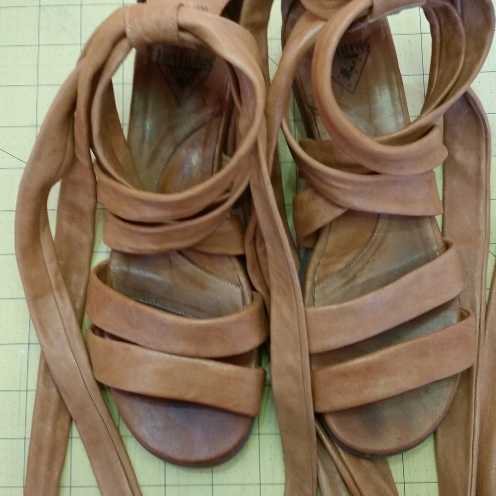 John Fluevog Leather Sandals